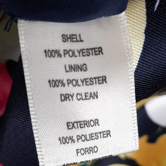 NWT ELIZA J. NAVY/FLORAL( YELLOW, PINK & WHITE) DRESS SZ 4 - Picture 11 of 11